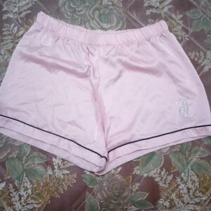Juicy Couture Light Pink Satin Shorts